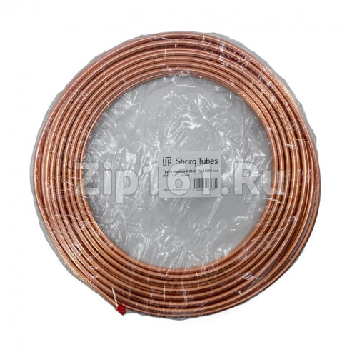 Медная труба 1/4 0,76мм Sharq Tubes бухта 15м Гост