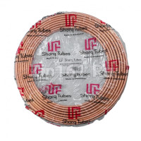 Медная труба 1/4 0,65мм Sharq Tubes бухта 15м Гост
