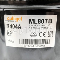 Компрессор Cubigel ML80TB (R404, +7.2, 1105 Вт) Компрессор Cubigel ML80TB (R404, +7.2, 1105 Вт)