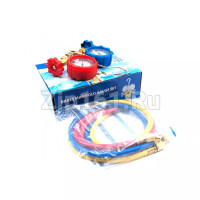 Коллектор 2-х вентильный с шлангами CT-536 G (R-22, 404, 407, 410) 1/4