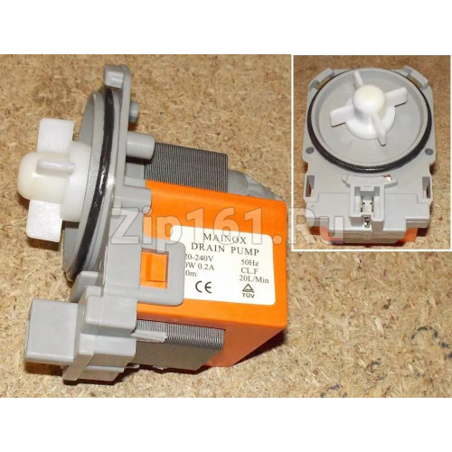 Помпа на 3 защелках MAINOX 30w (без улит.), зам.63BS105 Помпа на 3 защелках MAINOX 30w (без улит.), зам.63BS105