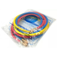 Набор шлангов 3шт 180 см, 600PSI (R-134, R-404, R-407) DS 72600