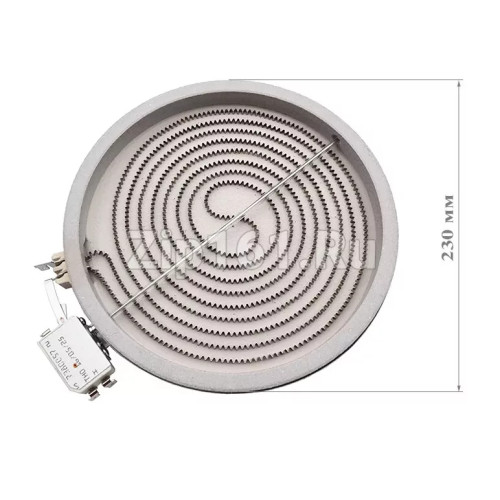 Электроконфорка 2100W D230mm (hi-light) Whirlpool 481231018892 C00327341