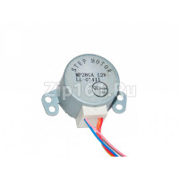 Поворотный шаговый мотор (двигатель жалюзи) кондиционера 12V MP28GA LL-07411 Вал (Н-9 мм, D-5 мм) Поворотный шаговый мотор (двигатель жалюзи) кондиционера 12V MP28GA LL-07411 Вал (Н-9 мм, D-5 мм)