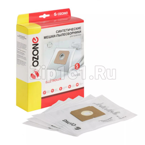 Мешки синтетические 5шт Ozone для пылесосов M-01