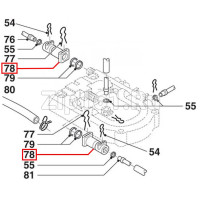 Переходник термоблока 6мм DeLonghi 5332212900 Переходник термоблока 6мм DeLonghi 5332212900