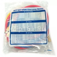 Набор шлангов 3шт 180см, 500PSI (R12, R22, R134a, R404, R407) SKV CH500-72