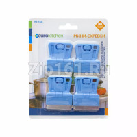 Набор скребков для чистки стеклокерамики, голубой Eurokitchen RS-16A