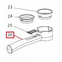Рожок без сита для Delonghi 7313271409 Рожок без сита для Delonghi 7313271409