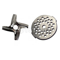 Нож + решётка мясорубки DR-DRB-DRA-шестигранник A09B01 MA-A09B01 Moulinex MS-0926063