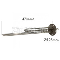 ТЭН для водонагревателя RTF 75 PA ES 3x1000W STRAIGHT -  MTS 992163 без анода