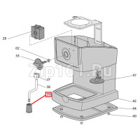 Насадка-капучинатор кофеварки Delonghi 535789 Насадка-капучинатор кофеварки Delonghi 535789