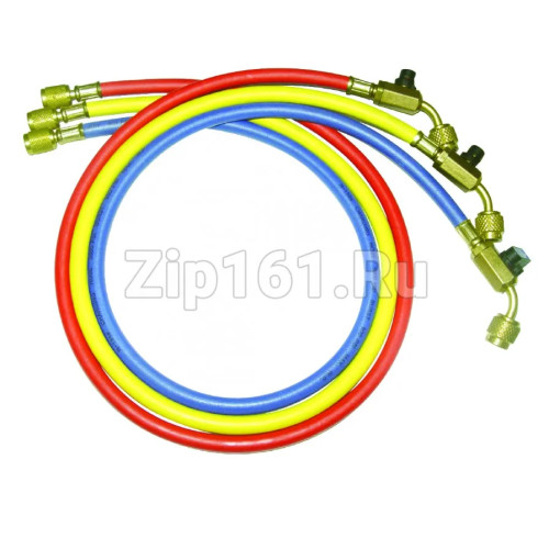 Набор шлангов c шаровыми кранами 3шт 150см, 800PSI (R22, R134, R404, R410) DSZH CT-360-RYB-HV Набор шлангов c шаровыми кранами 3шт 150см, 800PSI (R22, R134, R404, R410) DSZH CT-360-RYB-HV