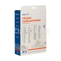 Мешки пылесборники, 4 шт Euroclean для пылесоса E-07/4