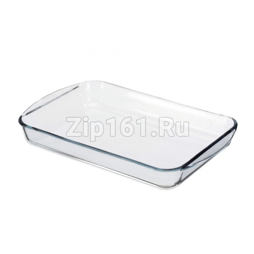 Стеклянный лоток с ручками  00475300