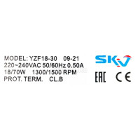 Микродвигатель 18Вт YZF SKV