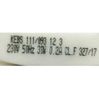 Сливной насос Copreci EBS111093 30W без улитки, 4 защелки по кругу, фишка вперед  00215914