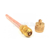 Клапан Шредера 1/4 L=85мм (0.6мм) Клапан Шредера 1/4 L=85мм (0.6мм)