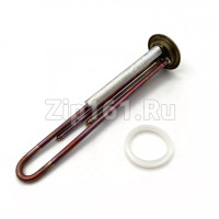 Тэн Unival Premium RF-64мм 1300W медь в сборе с анодом М4 и прокладкой водонагревателя Thermex