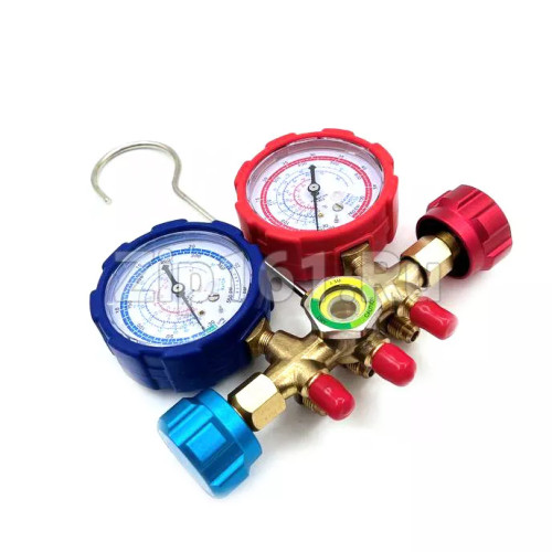 Манометрическая станция DSZH WK-536G-R134a R22/134/404/407/410 стекло без шлангов