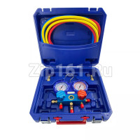 Манометрический коллектор в кейсе R22/404/407/410 1.8м стекло DSZH WK-P7202S 2хAD89