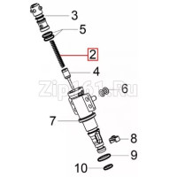 Пружина в штуцер подачи воды, 4x29 мм для Saeco, , Solis, 9011.132