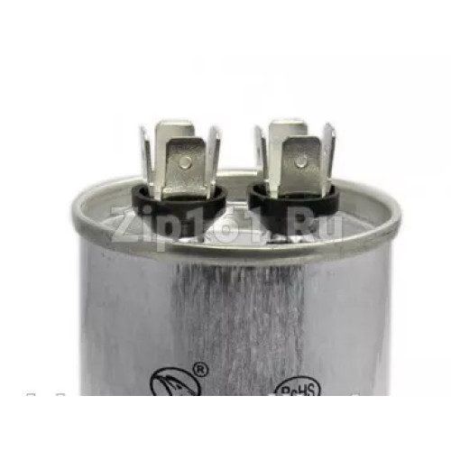 Конденсатор CBB65 55uF 450V алюминий 2x4 контакта Конденсатор CBB65 55uF 450V алюминий 2x4 контакта