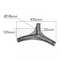 Крестовина барабана стиральной машины  4434ER1007A под гайку