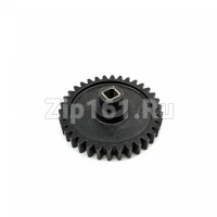 Шестерня мясорубки Ротор, черная, D=72mm, H=25, пр.зубья 34 (квадрат 8mm