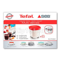 Набор баночек для йогуртницы Tefal XF100110 Набор баночек для йогуртницы Tefal XF100110