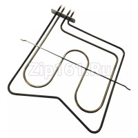 Тэн духовки 750W + 1100W верхний с грилем для плиты Indesit C00082669, 300х310мм, D-6мм