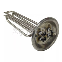 ТЭН для водонагревателя 1500W+1000W M6 нержавейка, флянец 92мм