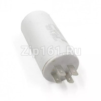 Конденсатор пусковой 4 мкФ 450V с креплением винт Конденсатор пусковой 4 мкФ 450V с креплением винт