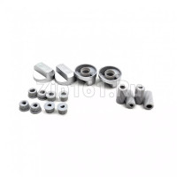 Ручки универсальные для плиты серебристые комплект 4шт