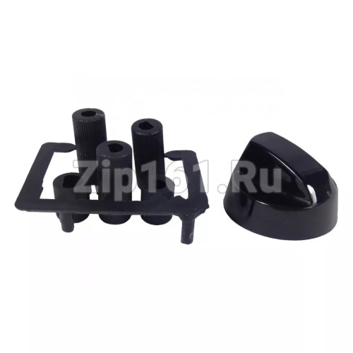 Ручка газового крана универсальная, 1 шт, черная