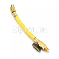 Заправочный шланг с шаровым краном 20см, 800PSI DSZH R410-YV Заправочный шланг с шаровым краном 20см, 800PSI DSZH R410-YV