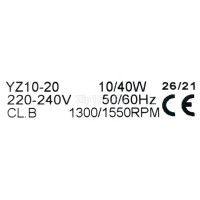 Микродвигатель 10Вт Weiguang YZ10-20-26 Микродвигатель 10Вт Weiguang YZ10-20-26