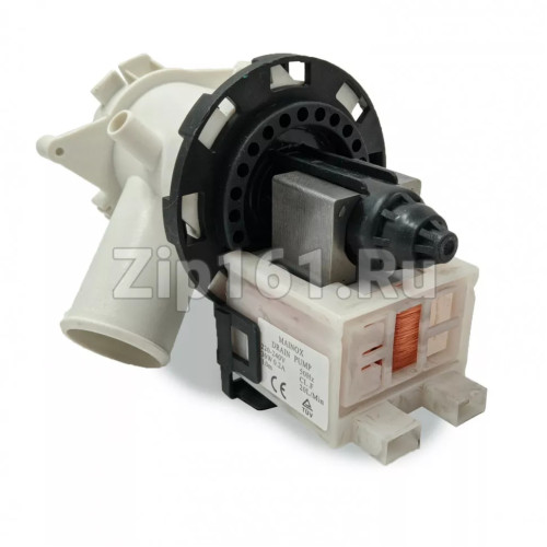 Помпа с улиткой стиральной машины клеммы под фишку Beko 2801100100