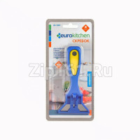 Скребок для чистки стеклокерамики, синий/желтый Eurokitchen RS-19BY