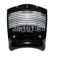 Выпускная решётка пылесоса, с ручкой, чёрная  00640458