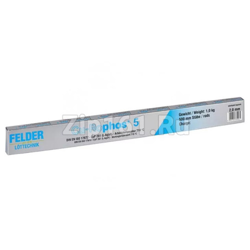 Припой Felder CU-Rophos 5% (пруток) Припой Felder CU-Rophos 5% (пруток)