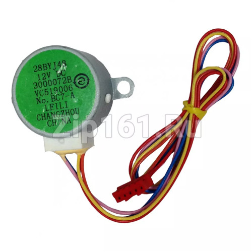 Шаговый Мотор Haier A001A3000072B Вал (D-5мм, Н-9мм), Корпус (Н-19мм), 12V