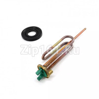 Тэн водонагревателя 1500W, M6, D-48мм, H-280мм,  Ariston 65122210