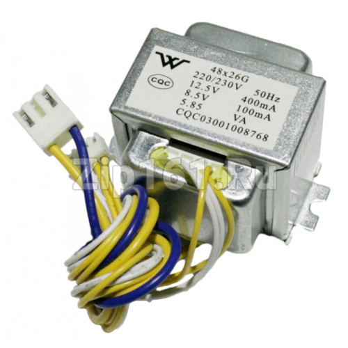 Трансформатор кондиционера 48x26G 220/230V 50Hz 12.5v-400mA 8.5V-100mA 5.85-VA