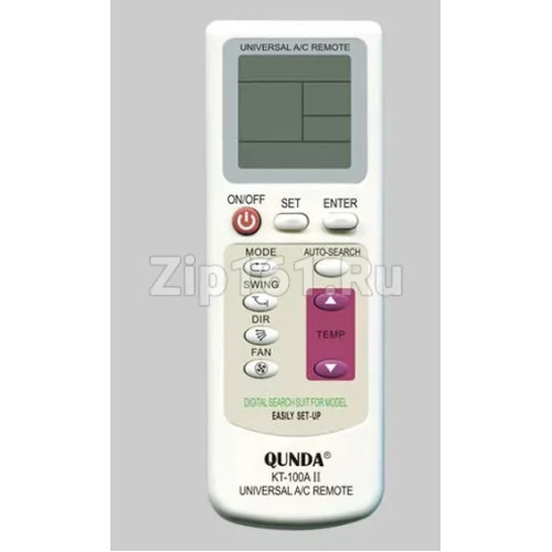Пульт управления для кондиционера универсальный KT-100A II