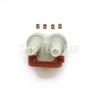 Электроклапан 2Wx90 пластиковый крепеж Whirlpool 481981729327 C00375212