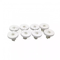 Ролики для корзины ПММ (компл.8шт.) белые Универсальные WK557A