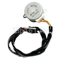 Поворотный шаговый мотор (двигатель жалюзи) кондиционера 12V MP35KA CK-07T01C (Н-10 мм, D-5 мм)