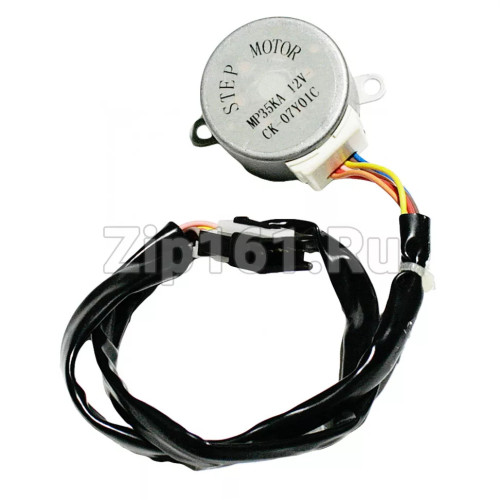 Поворотный шаговый мотор (двигатель жалюзи) кондиционера 12V MP35KA CK-07T01C (Н-10 мм, D-5 мм)