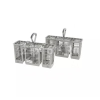 Двойная корзина для столовых приборов, с ручкой для ПММ  00418280